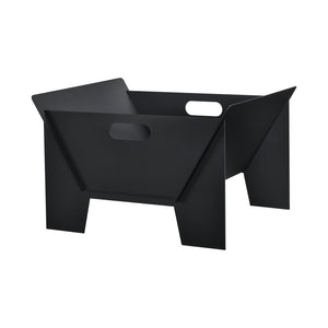 Eldfat Eidskog eldstad 28,5x46x40 cm metall svart [casa.pro] 