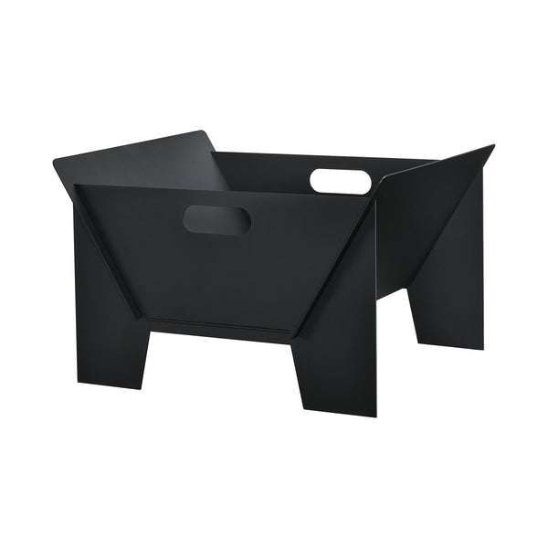 Eldfat Eidskog eldstad 28,5x46x40 cm metall svart [casa.pro] 