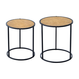 Soffbord set Moriusaq metall [en.casa]