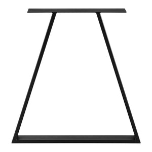 Lyngby bordsstativ set om 2 stål 72x55cm svart [en.casa]