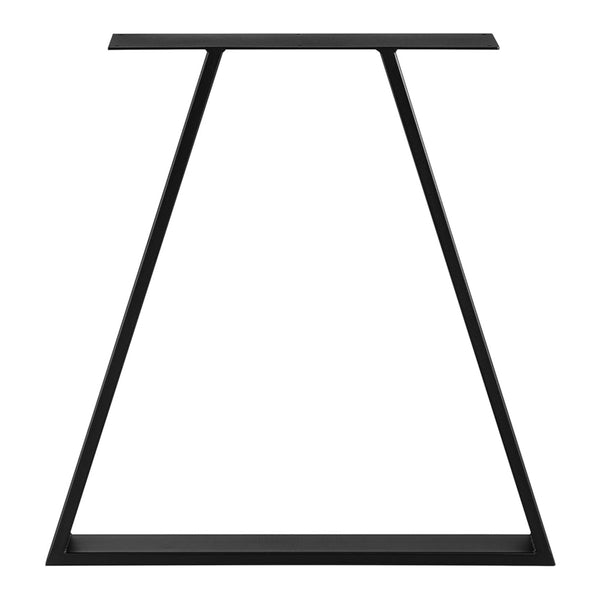 Lyngby bordsstativ set om 2 stål 72x55cm svart [en.casa]