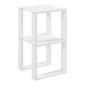 Sidobord Thyholm 55x30x30 cm Vit [en.casa]