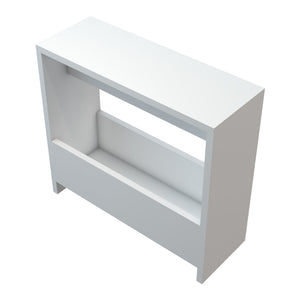 Sidobord Rødovre 60x55x20 cm vit [en.casa]