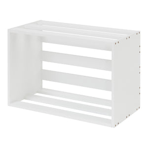 Sidobord Rønde 43x64x33 cm vit [en.casa]