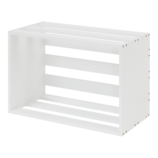 Sidobord Rønde 43x64x33 cm vit [en.casa]