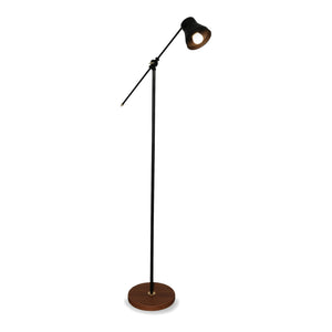 Golvlampa Peterborough Svart [lux.pro]