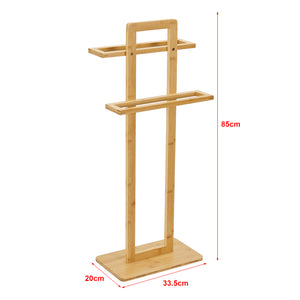 Handduksställ Træna 85x33,5x20 cm bambu [en.casa] 