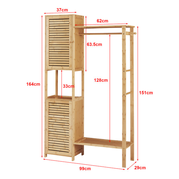 Klädhängare Oldsum bambu [en.casa]