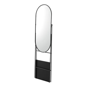 Perano stående spegel med hylla 160 x 46 cm [en.casa]