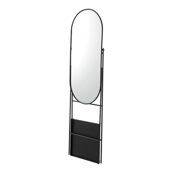 Perano stående spegel med hylla 160 x 46 cm [en.casa]