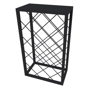 Amasia vinställ i metall 68x40x22cm [en.casa]