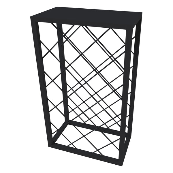 Amasia vinställ i metall 68x40x22cm [en.casa]