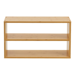 Vägghylla Gol 50x15x30 cm bambu [en.casa]
