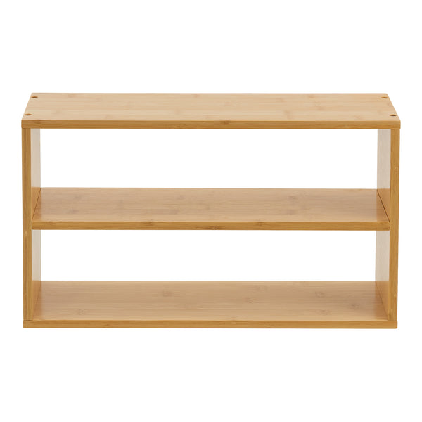 Vägghylla Gol 50x15x30 cm bambu [en.casa]