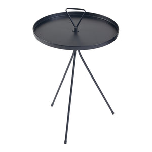 Sidobord Odal metall svart [en.casa]