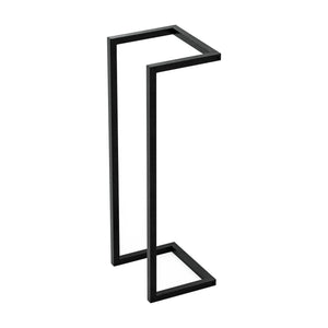 Loppa handdukstork 70x25x20 cm svart [en.casa]