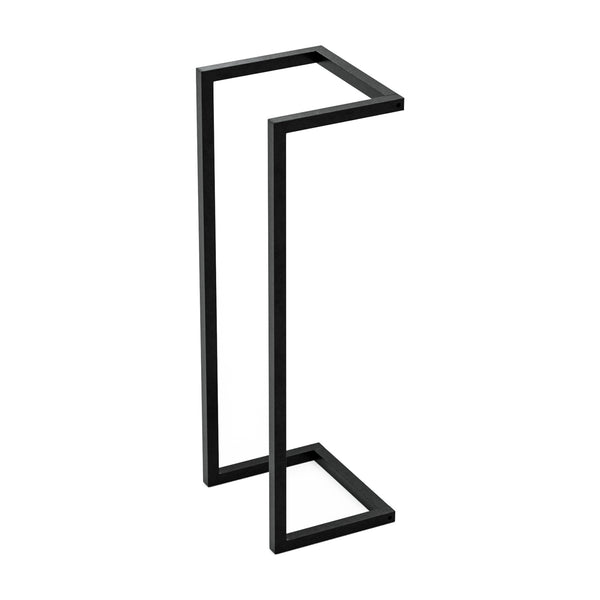 Loppa handdukstork 70x25x20 cm svart [en.casa]