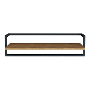 Väggklädhängare Evje 80x30x20cm träfärger/svart [en.casa]