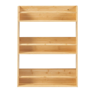 Vägghylla Hareid 80x60x12cm bambu [en.casa]