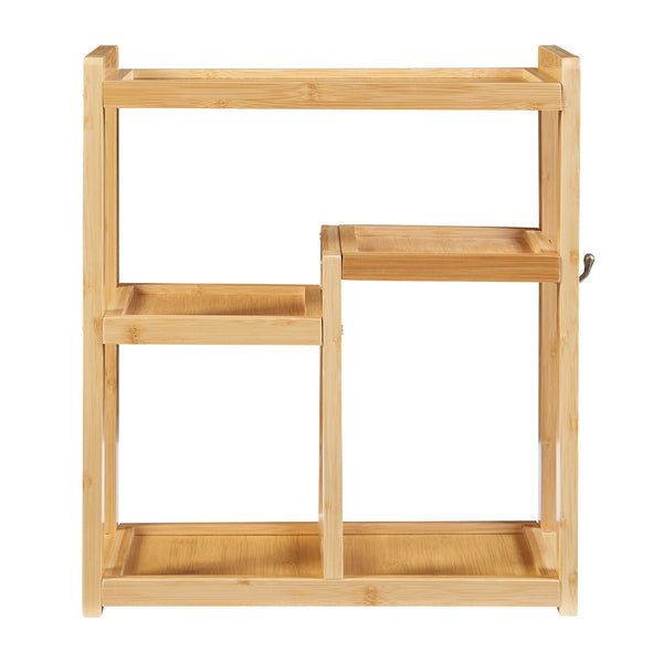 Badrumshylla Höör 42x37x17 cm bambu [en.casa]