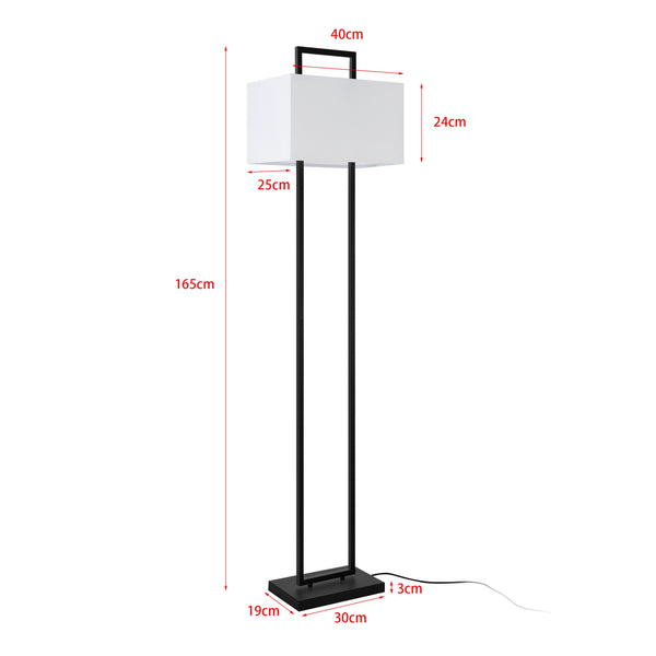 Sigdal golvlampa svart/vit [lux.pro]