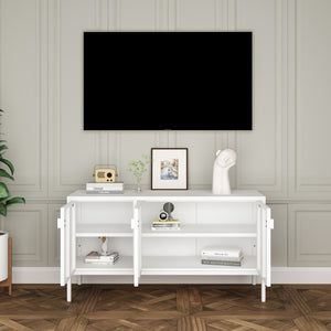TV-bänk Castelli 114 x 40 x 60 cm stål [en.casa]