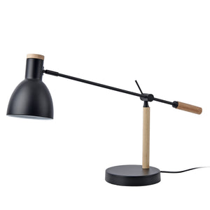 Watford bordslampa svart / träfärger [lux.pro]