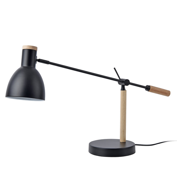 Watford bordslampa svart / träfärger [lux.pro]