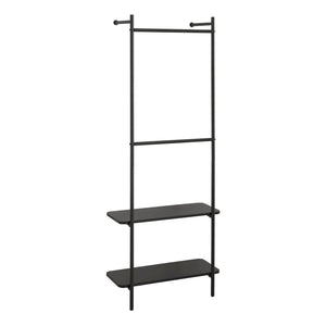 Väggklädhängare Bremanger 162x60x26cm svart [en.casa]