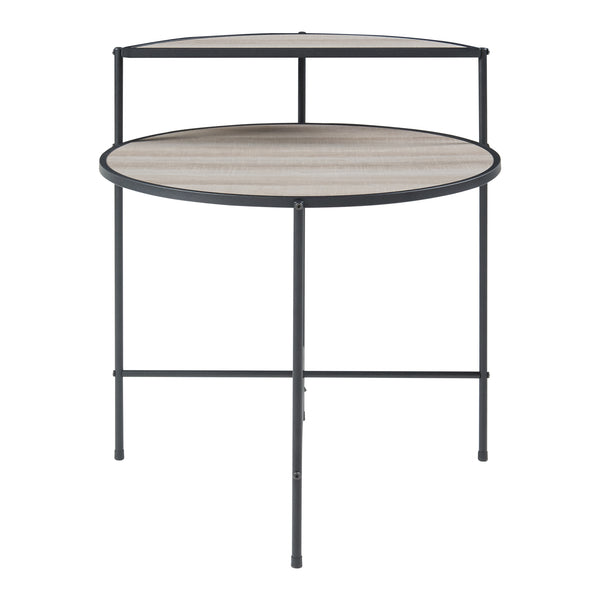 Sidobord Fyresdal 68x62 cm metall [en.casa] 