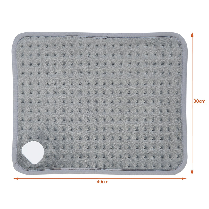 Måttskiss Elektrisk värmekudde Bella 40x30 cm fleece [en.casa]