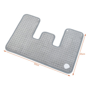 Elektrisk värmekudde Borrello 65x45 cm fleece [en.casa]