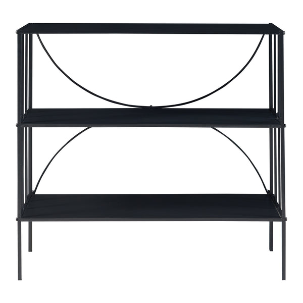 Konsolbord Baarn 65,5x70x32 cm svart [en.casa]