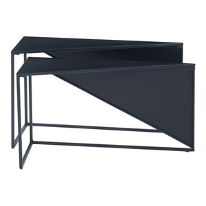 Sidobord Kungsör set om 2 metall [en.casa]