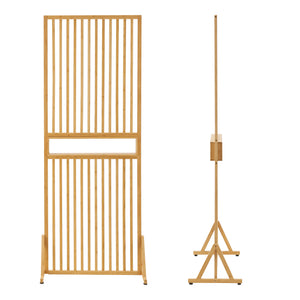 Rumsavdelare Fron 197x75,5x40 cm Bambus [en.casa]
