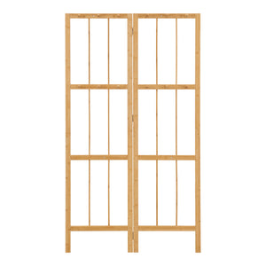 Hörngarderob Hyllestad 165,5x92x8cm Bambus [en.casa]