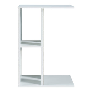 Sidobord med repyta Ljungby Vit [en.casa]