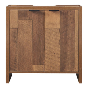 Tvättställsskåp Namsskogan 60x60x30cm Valnötlook [en.casa]