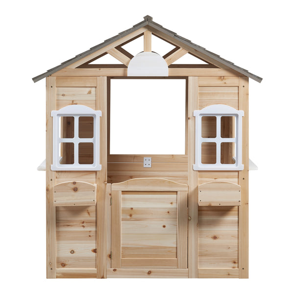Lekstuga Acciano 131x113x97 cm tallträ [casa.pro]