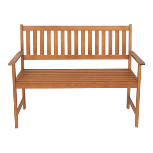 Trädgårdsbänk Canzano 120x58x90 cm eukalyptus [casa.pro] 