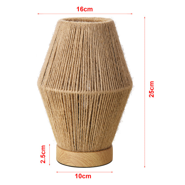 Bordslampa Arundel 1xE27 Trälook/Natur [lux.pro]