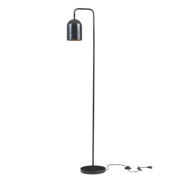 Golvlampa Barnard Metall 159 cm Svart [lux.pro]