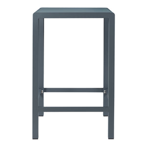 Barbord Avise utebord 108x70x70 cm härdat glas antracit [casa.pro] 