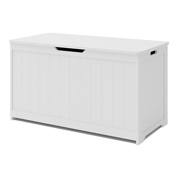 Leksakslåda Podek förvaringslåda 80x40x44,5 cm vit [en.casa]