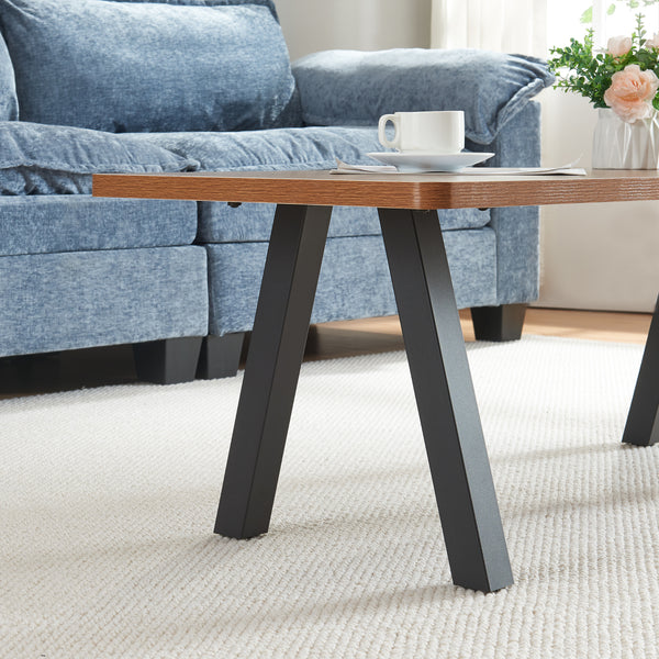Bordställ 2-pack Mariager 42x40cm Svart [en.casa]
