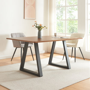 Bordsstativ set om 2 Lyngby 72x55/70cm svart [en.casa]