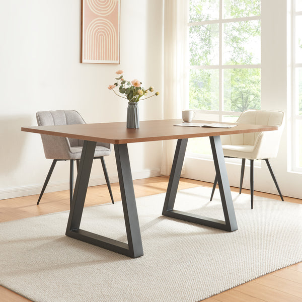 Bordsstativ set om 2 Lyngby 72x55/70cm svart [en.casa]