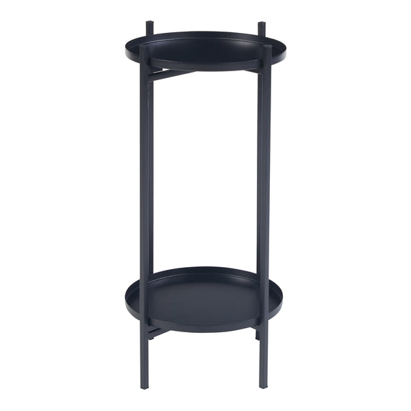 Växtställ Tuusula 3-pack Metall Svart [en.casa]