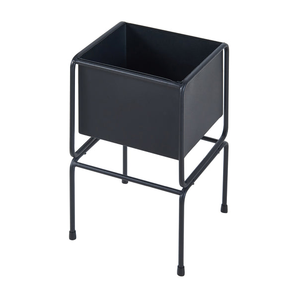 Växtställ Sveio 2-pack Metall Svart [en.casa]