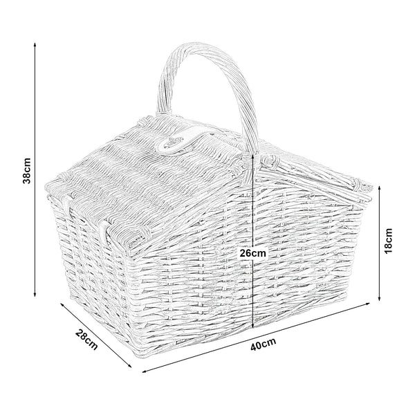 Picknickkorg Bucchianico för 2 personer Komplettset [casa.pro]
